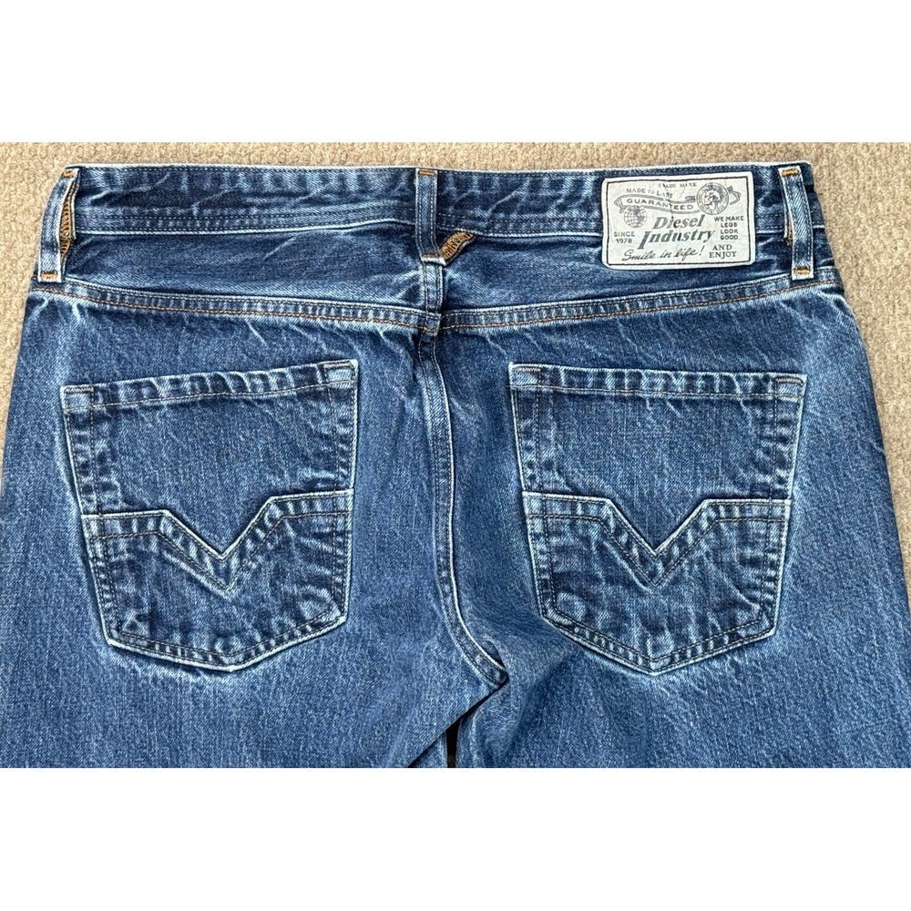 Diesel Industry Larkee‎ Vtg Men's Button Fly Denim Jeans Size 32x30 - Picture 13 of 15